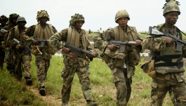 Photo of Nigerian Army Troops